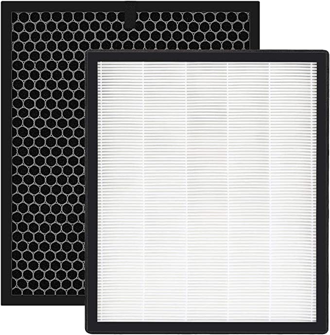 LV-PUR131 Replacement Filter 2 HEPA Filters & 2 Activated Carbon Pre Filters,com