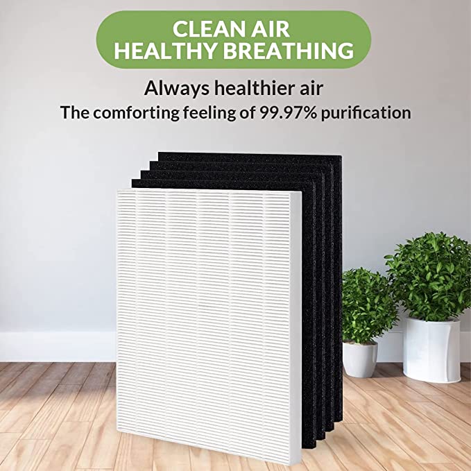 True HEPA Replacement Filter For LEVOIT LV-H128 / PUURVSAS (HM669A)/ROVACS  (RV60) Air Purifier,3-Stage Filtration System - AliExpress