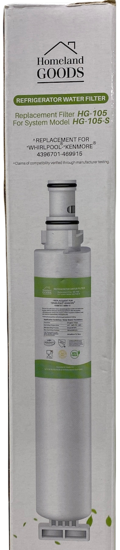RWF2000A Refrigerator Water Filter IAPMO Certified Replacement for Kenmore 9915, 4396701, 469915, Whirlpool EDR6D1, WF293, RWF2000A, LC200V, SGF-W10, L200V, RWF1021, Filter 6, WFL200, 4396702, EFF-6001A, Refrigerator Water Filter