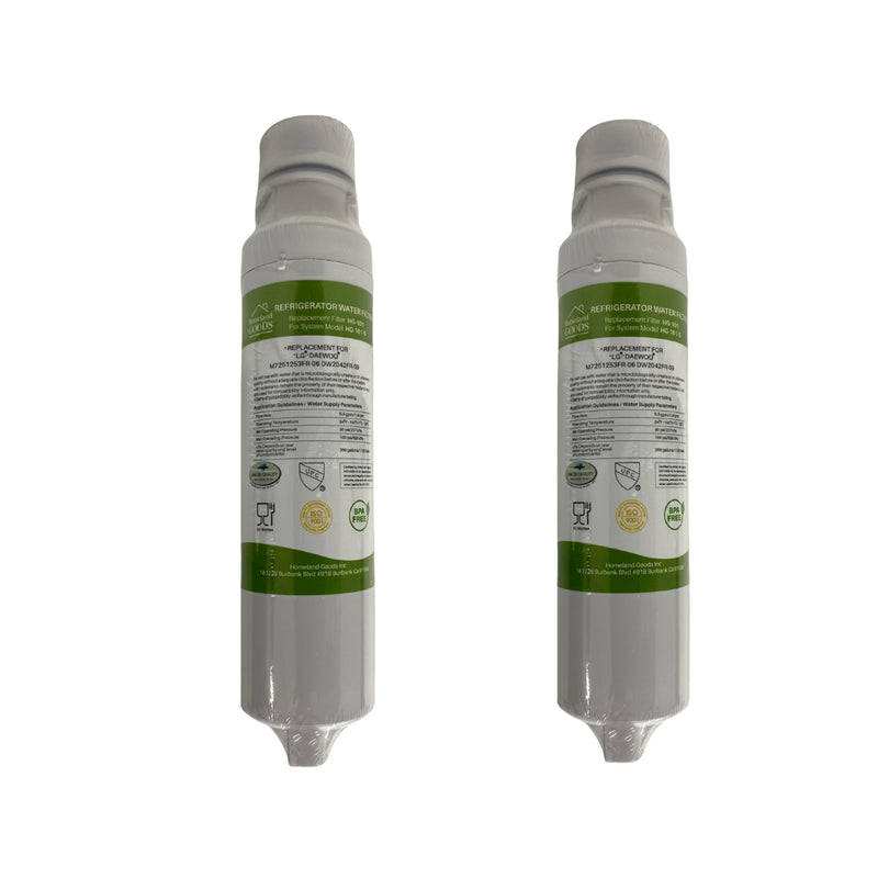 RWF1300A Refrigerator Water Filter IAPMO Certified Replacement for DW2042FR, 46-9130, DW2042FR-09, DW2042F-09, RWF1300A, EP-DW2042FR-09, FRN-Y22D2V, FRN-Y22D2W 469013 Refrigerator Water Filter