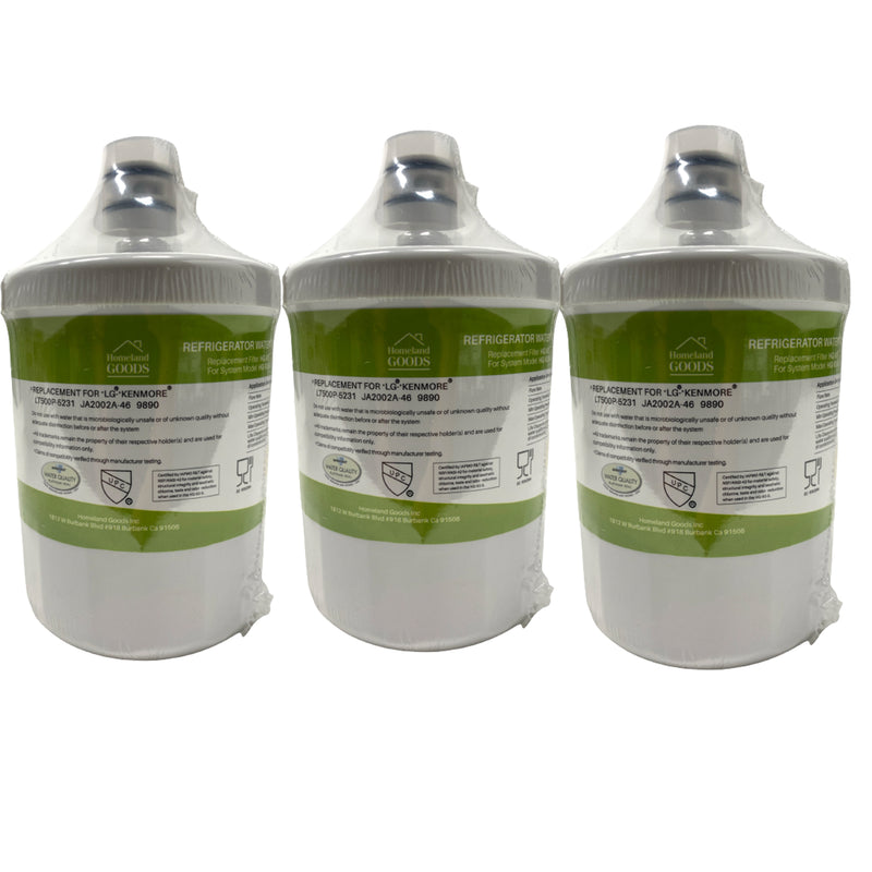 RWF0100A Refrigerator Water Filter IAPMO Certified Replacement for LT500P, GEN11042FR-08, ADQ72910901, ADQ72910907, LFX25974ST, LFX25973S, 9890, 469890, LSC27925ST, LFX25973D, LFX25973ST