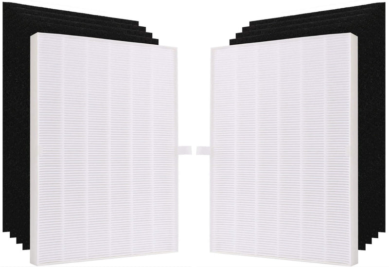 Winix 115115 Size 21 Filter A Compatible with Winix PlasmaWave Air Purifier C535, 5300, 5300-2, 6300, 6300-2, AM90, P300, True HEPA Filter with 4 Activated Carbon Filters